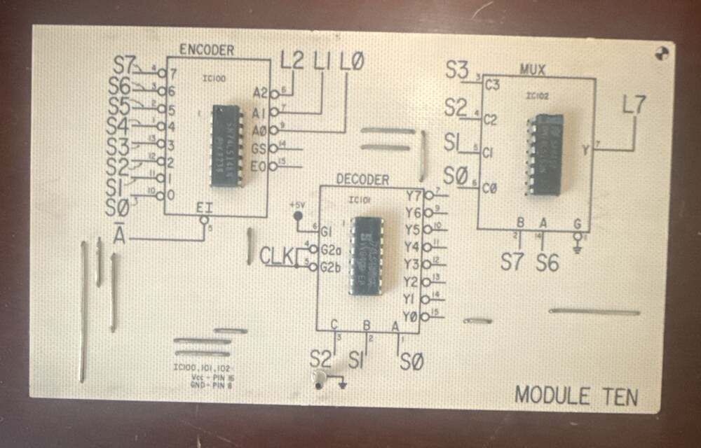 Module Nine and Module Ten Electronics Training Circuit Boards - Picture 3 of 3